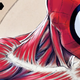 Spiderman with muscles exposed